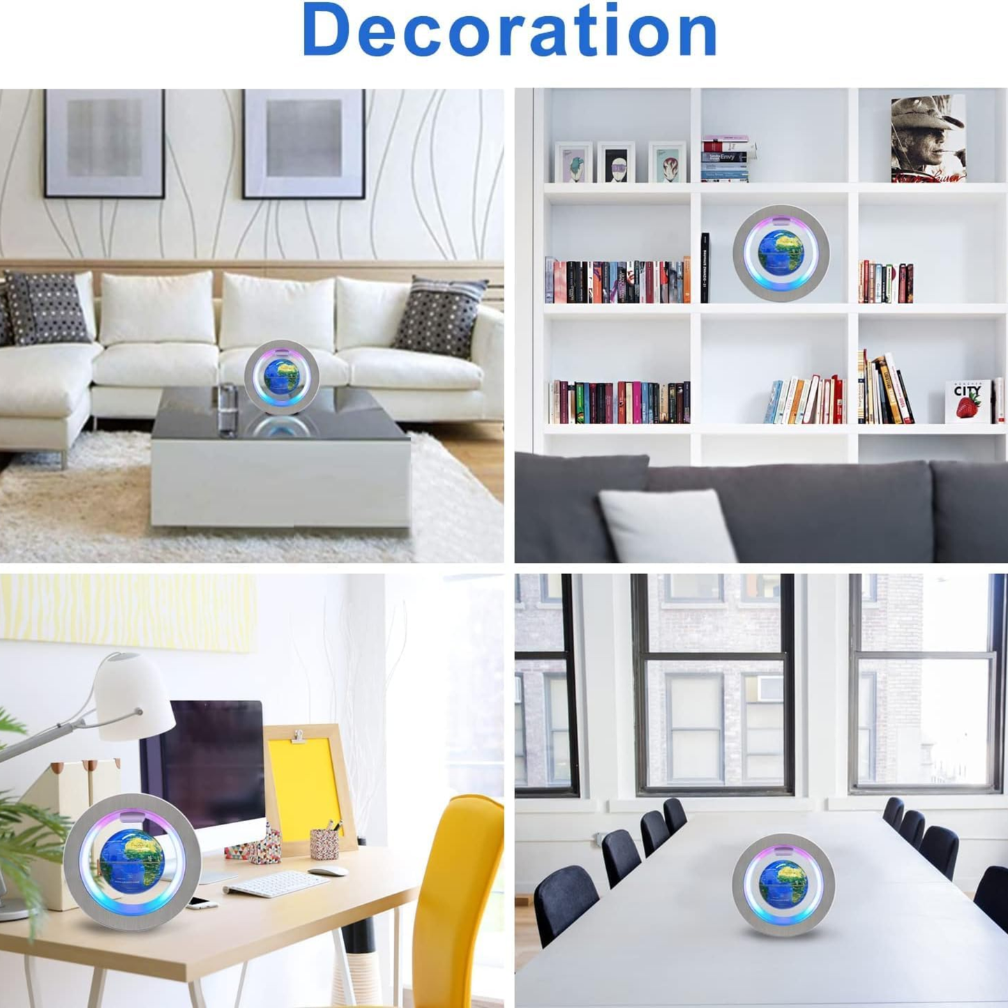 Floating Globe LED Lamp